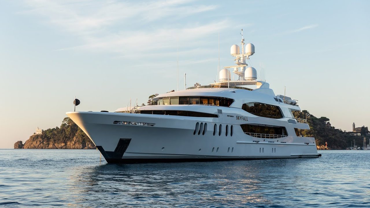 Superyacht Skyfall | 57.91m | In Portofino Italy with asking price $32,950,000