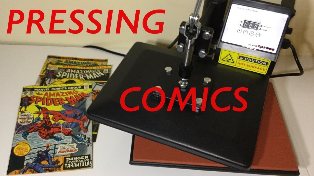 Прессование комиксов с помощью HEATPRESS