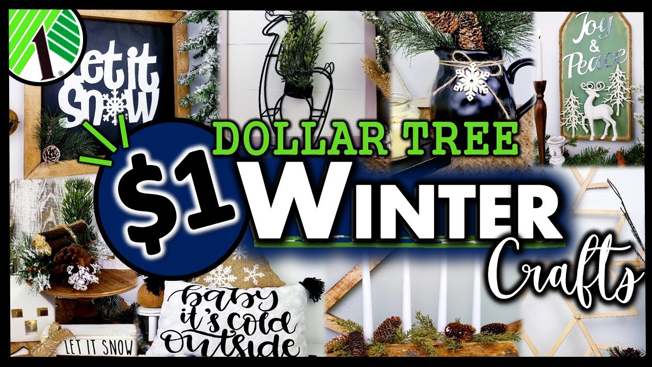 10 GENIUS Dollar Store WINTER DIY's | $1 High End Decorations & Ideas