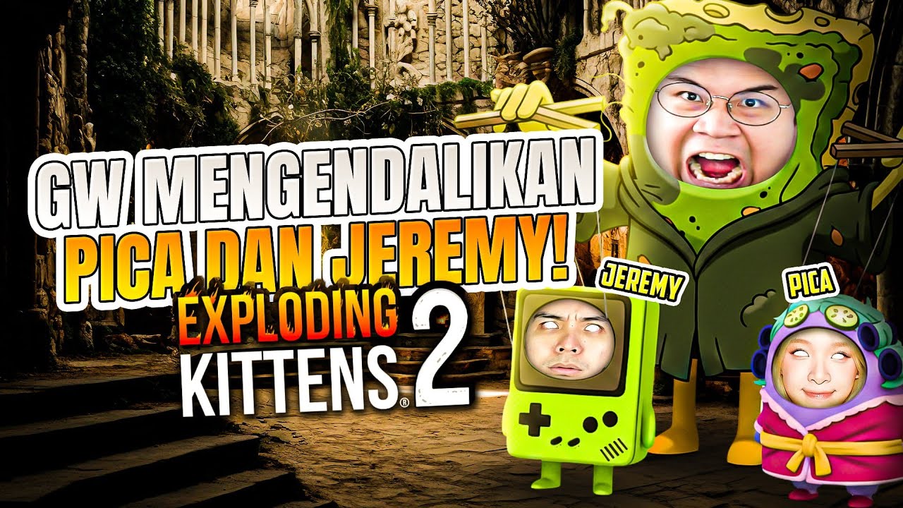 GW MAININ OTAK PICA DAN JEREMY! - Exploding Kittens 2 Indonesia