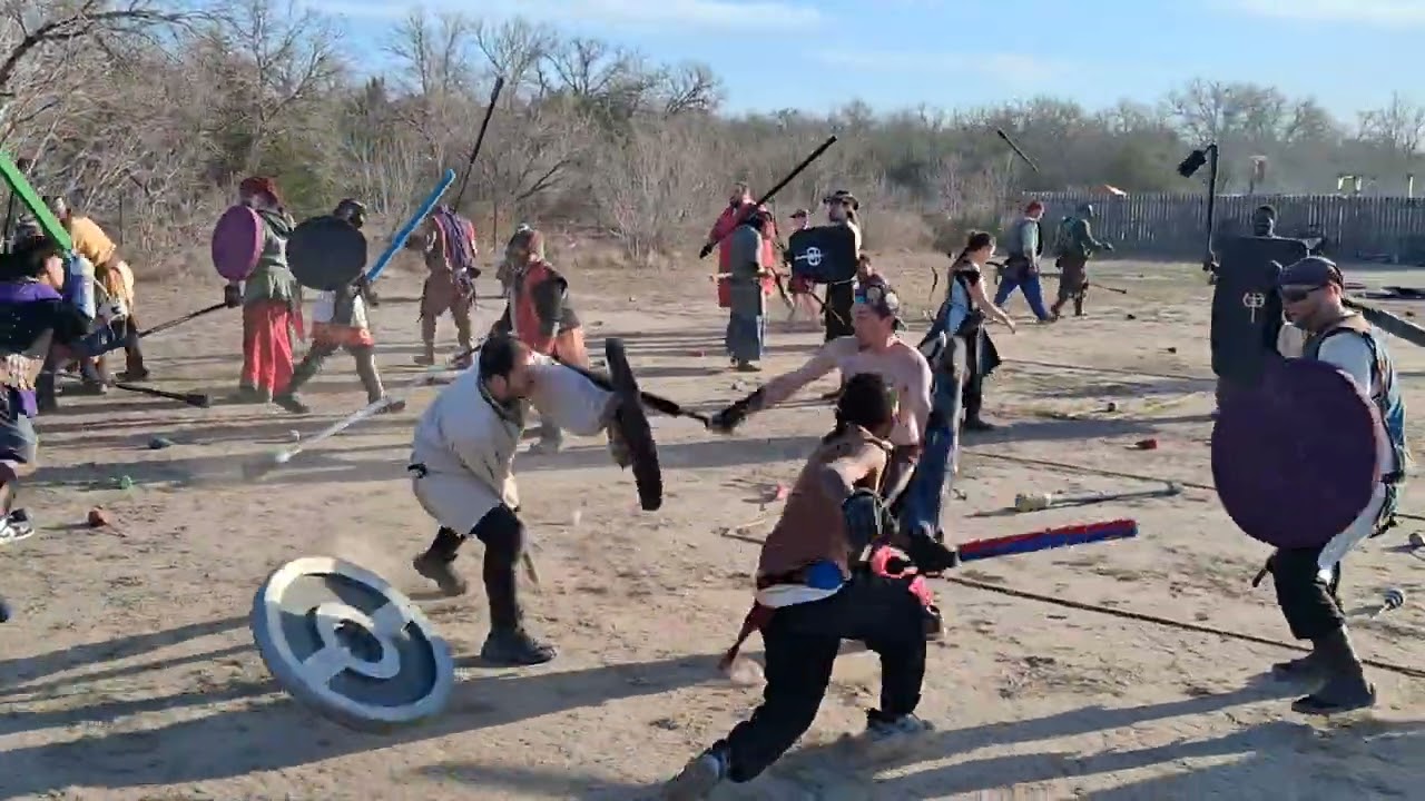 Foam fighting video 064: Pangea Field Battle