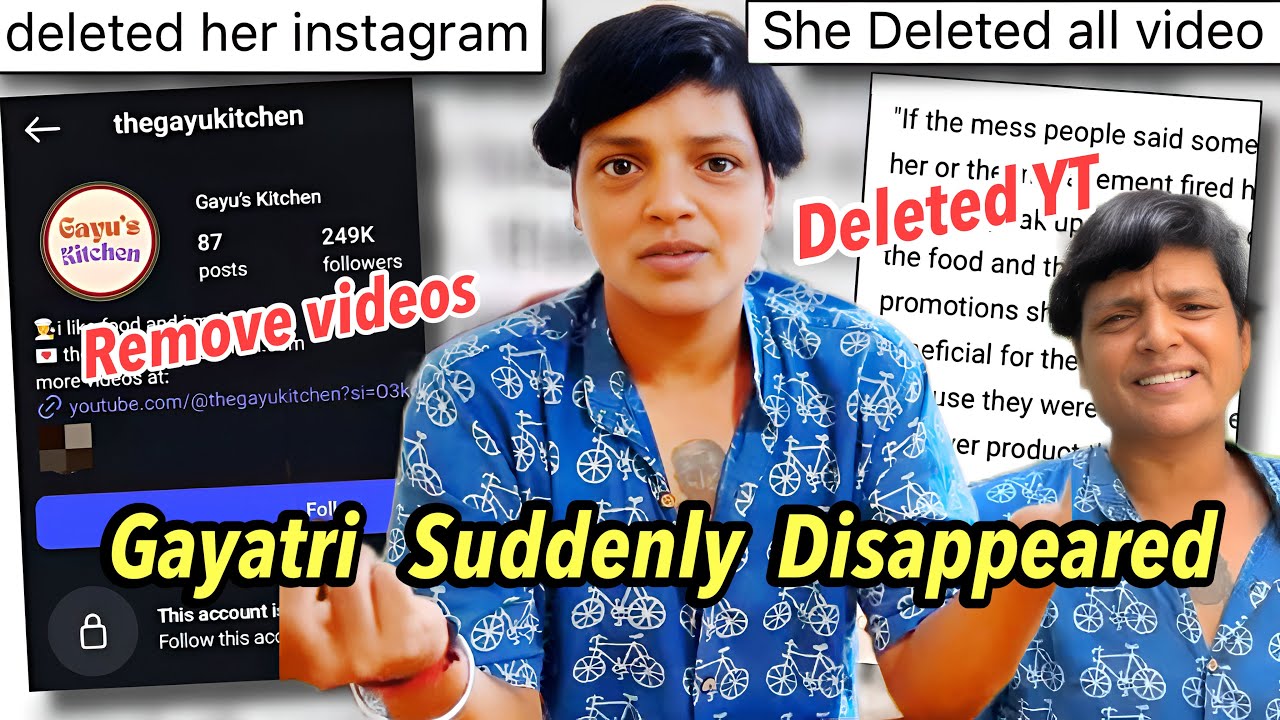 What Happened to Gayu Kitchen| Gayatri Deleted All Mess Video & Reels