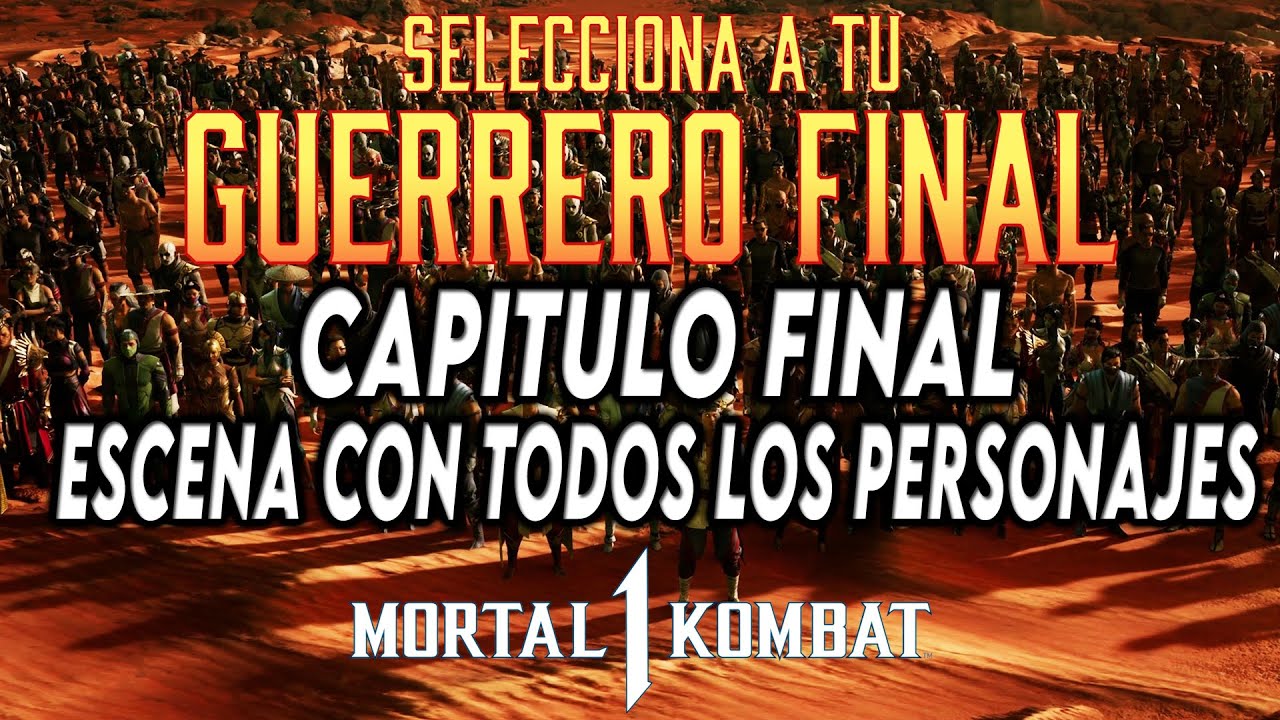 Mortal Kombat 1 | Capítulo Final | Escena con Todos los Personajes |