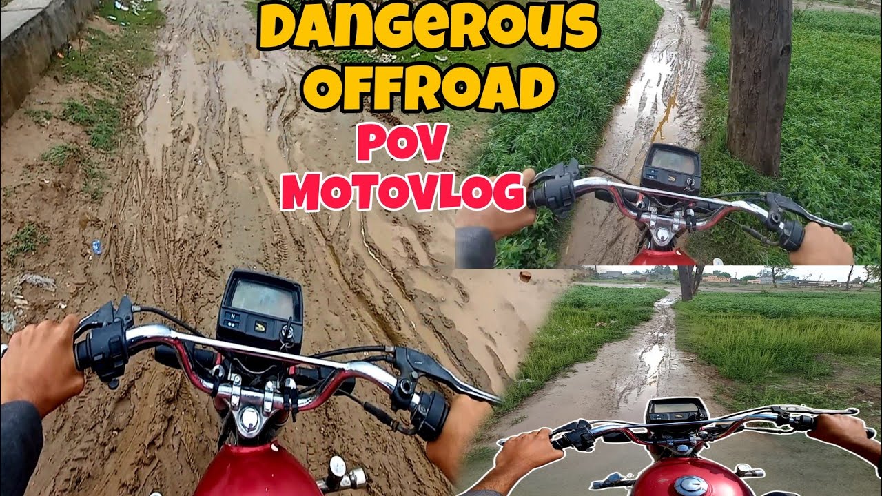 EXTREME DANGEROUS OFFROAD | BIKE BALANCE CHALLENGE | HONDA CD-70 BIKE RIDE MOTOVLOG