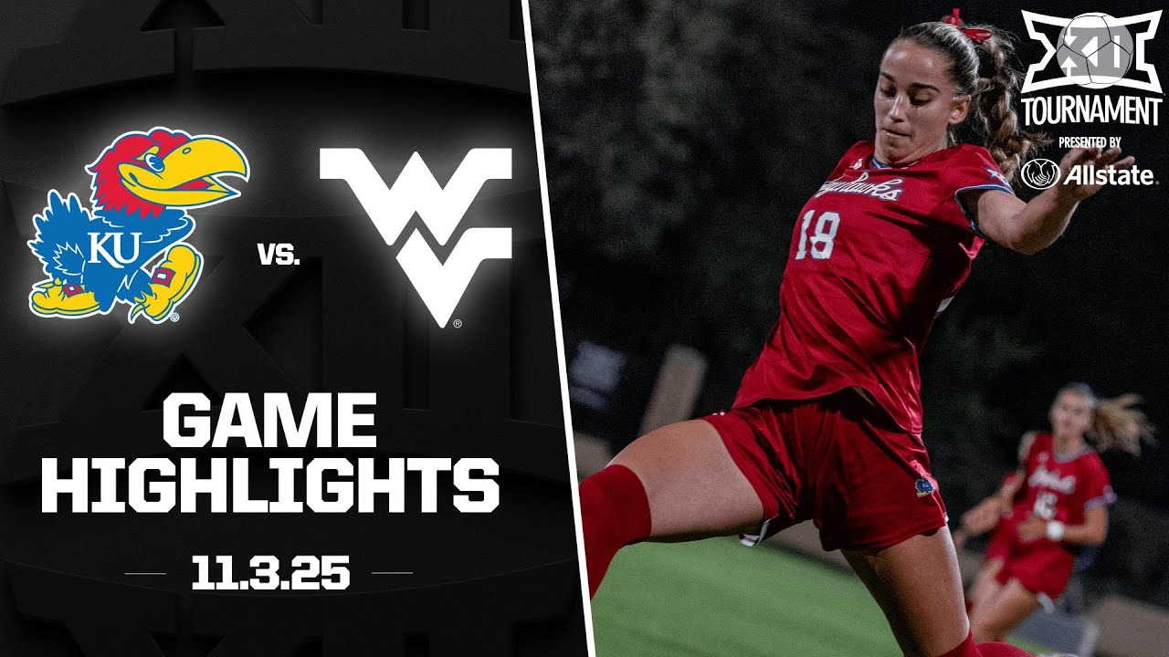 #7 Kansas vs. #2 West Virginia Highlights (11.3.25) | 2025 Big 12 Soccer Tournament presented by All