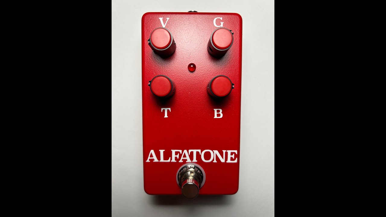 AlfaTone Sockeye Salmon #1 Electric Guitar Test (Menatone Red Snapper style pedal)