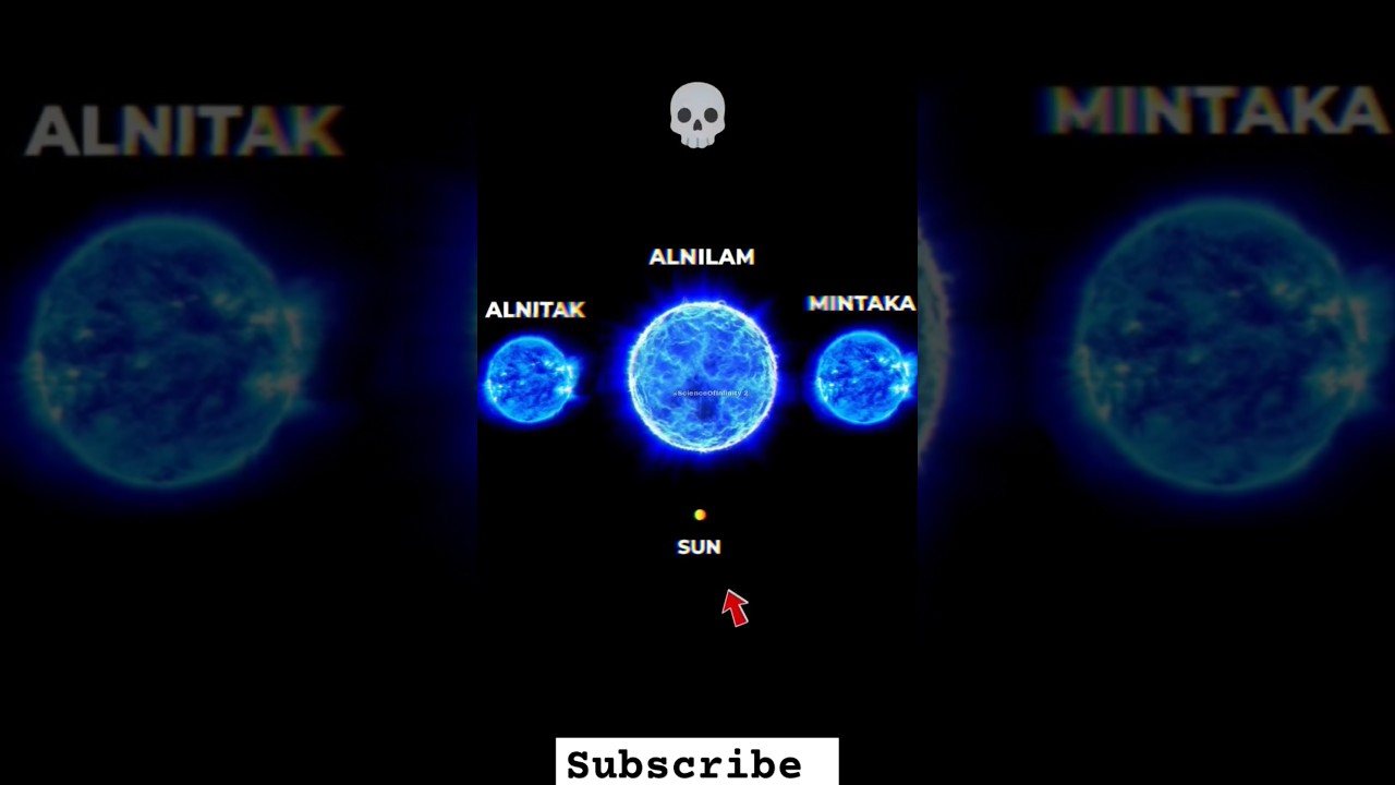 3 star in the night sky vs sun ☠️👽 