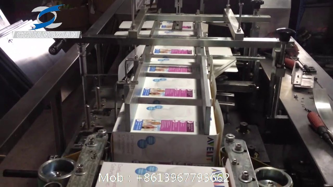 Folded Paper Box Open and forming Machine