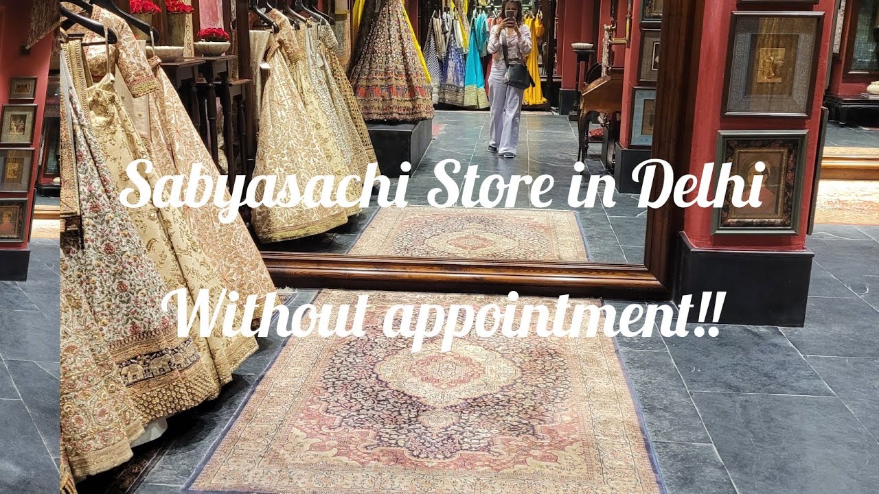 Inside the Sabyasachi store in Delhi without an appointment!! Sabyasachi Store visit in Delhi!!