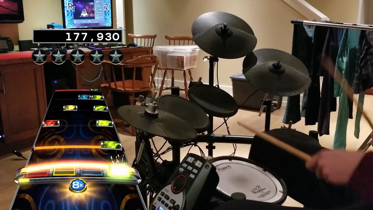 Drag the Waters by Pantera | Rock Band 4 Pro Drums 100% FC
