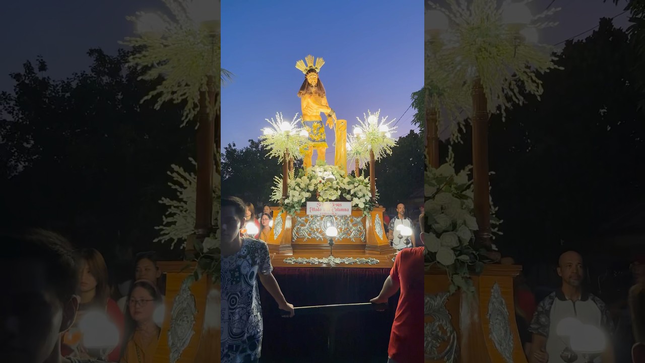 Catholic Procession in Gapan City, Nueva Ecija, Philippines 🇵🇭 #holyweek #semanasanta