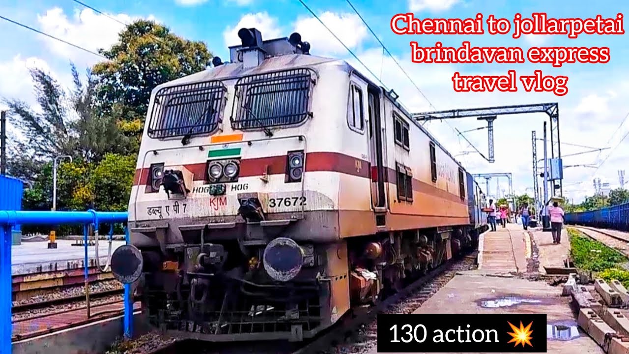 #chennai #ksrbengaluru #brindavan #express #travel #vlog #tamil #chennai to #jolarpettai @NTG 