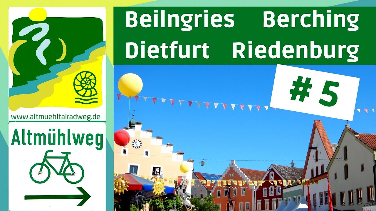 AltmühltalRadweg 5▶ Berching - Dietfurt - Riedenburg [ Radtouren Radreisen ]
