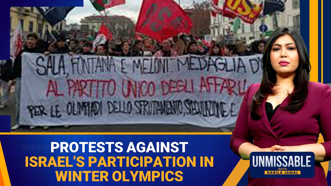 Anti-Israel , Anti-ICE Protest Erupts At 2026 Winter Olympics in Milan | Unmissable