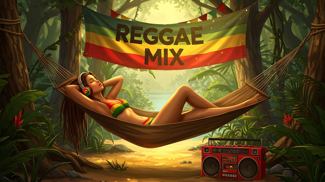 🌅🎧 Peaceful Reggae Escape 2025 – Island Swing Sessions 🌴💖 Unwind to Tropical Rhythms Now! ✨🎶✨