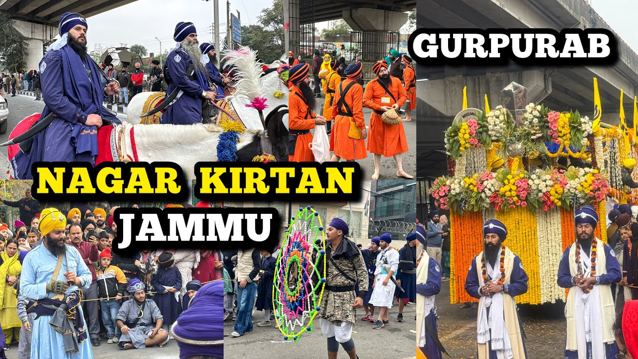 Nagar Kirtan in Jammu 2026 | Gurpurab | 10th Guru Gobind Singh Ji | Jammu & Kashmir 