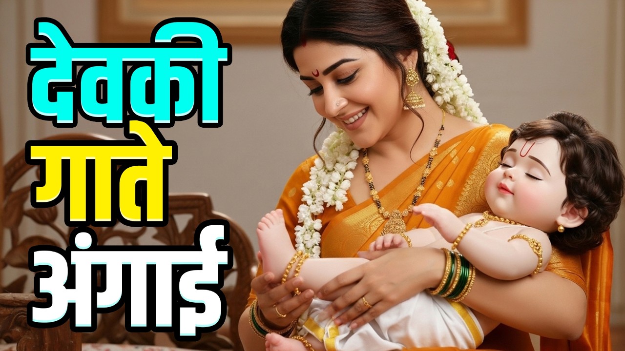 Devki Gate angaai | देवकी गाते अंगाई | Marathi Angai geet | #lori #lullaby