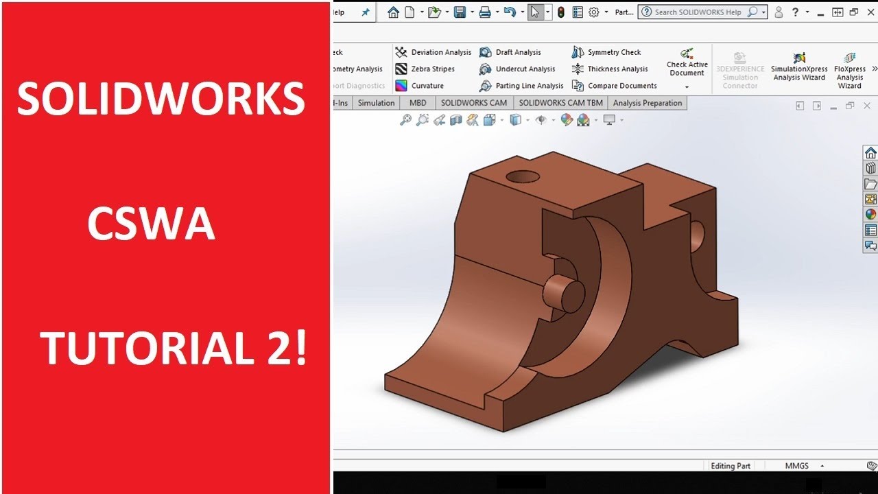 УЧЕБНОЕ ПОСОБИЕ CSWA 2 | ПОМОГАЕТ ВАМ В ПОЛУЧЕНИИ КВАЛИФИКАЦИИ SOLIDWORKS!