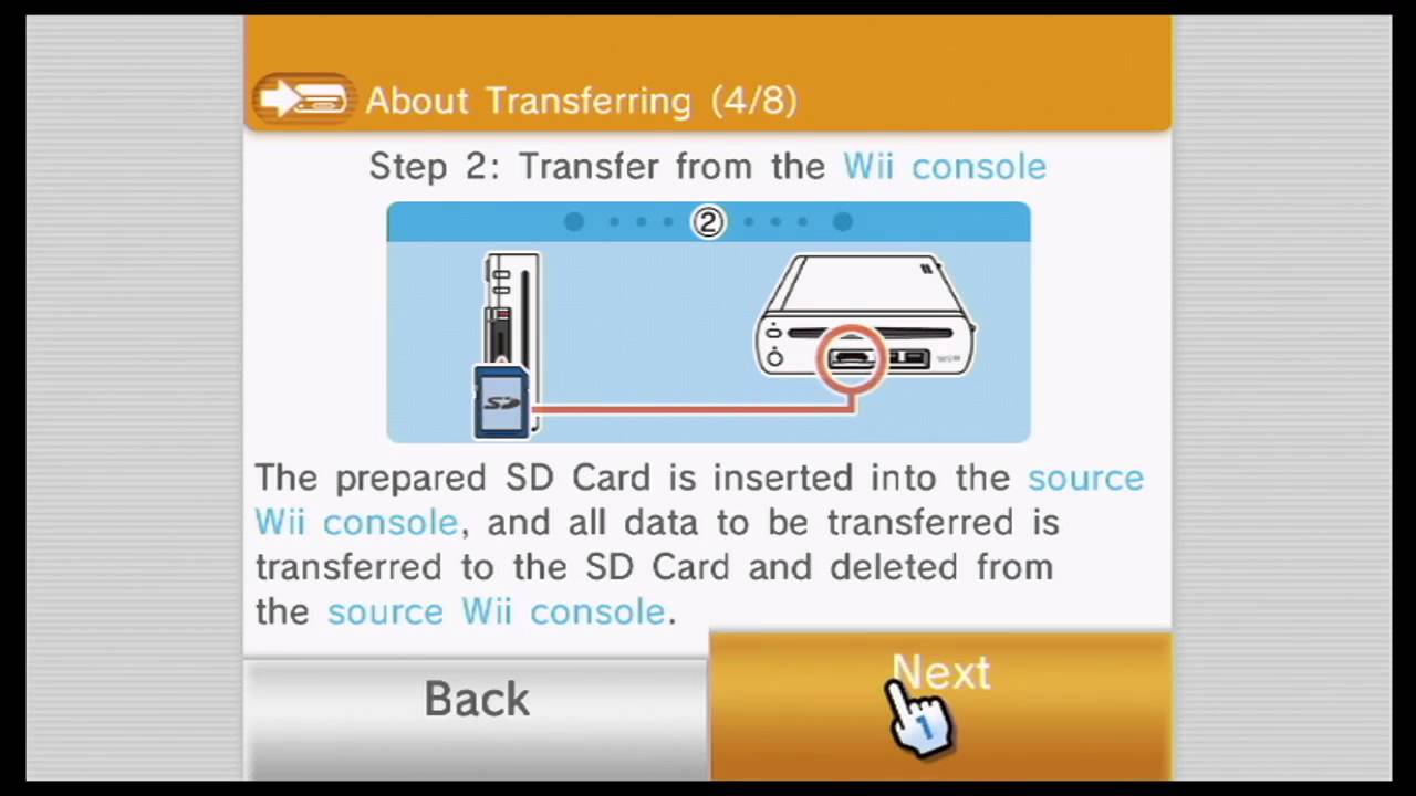 Wii / Wii U System Transfer Preparations