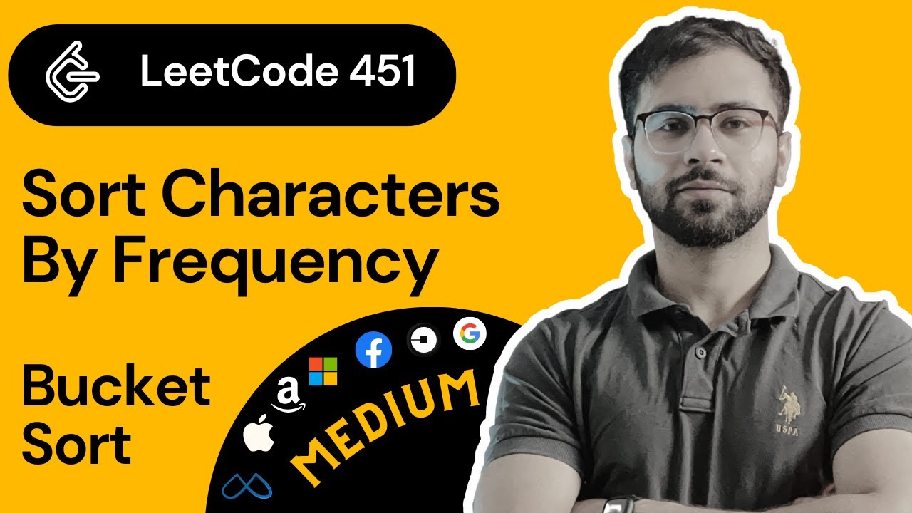 LeetCode 451 Solution in Hindi | Sort Characters By Frequency Solution