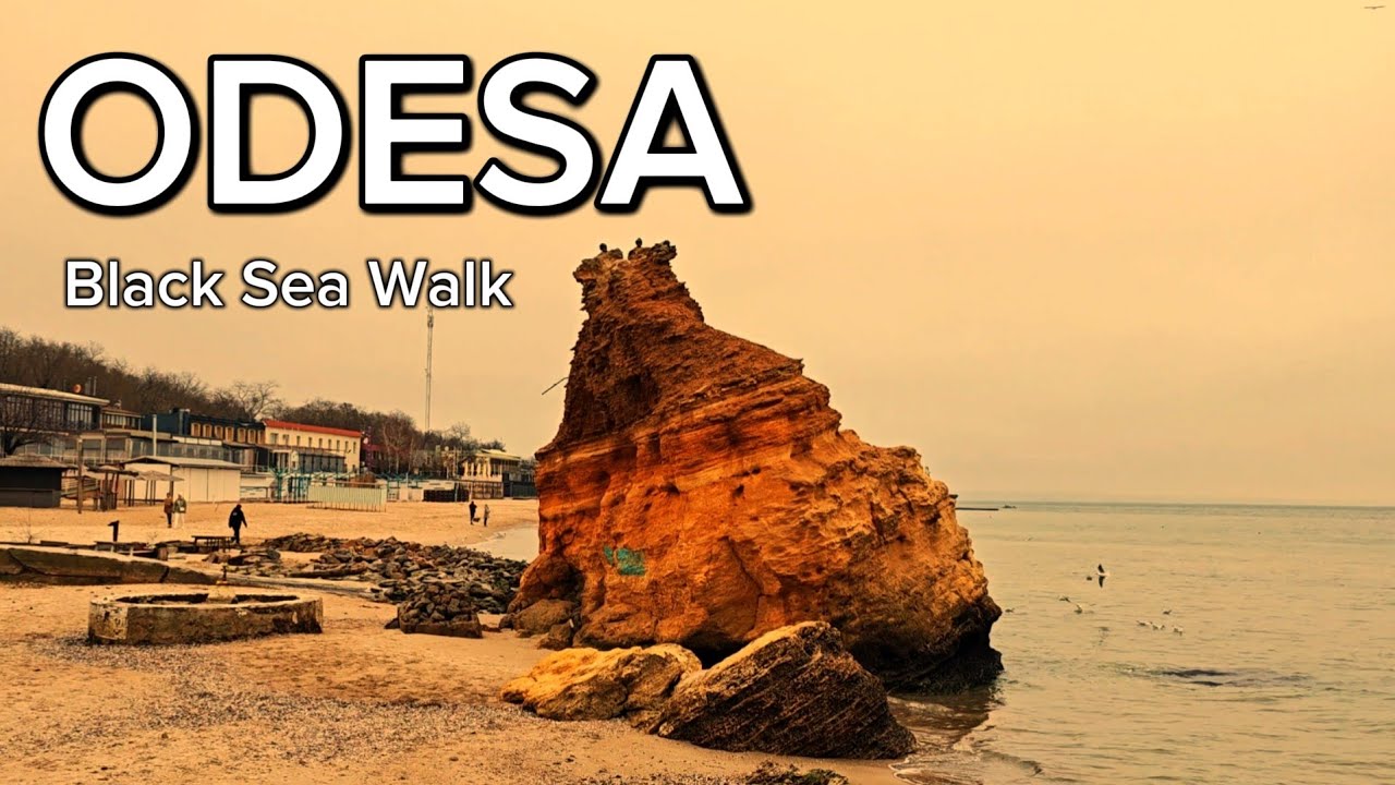 Walking to the Sea in Odesa | Quiet Streets, Long Descent & Black Sea Views | 4K