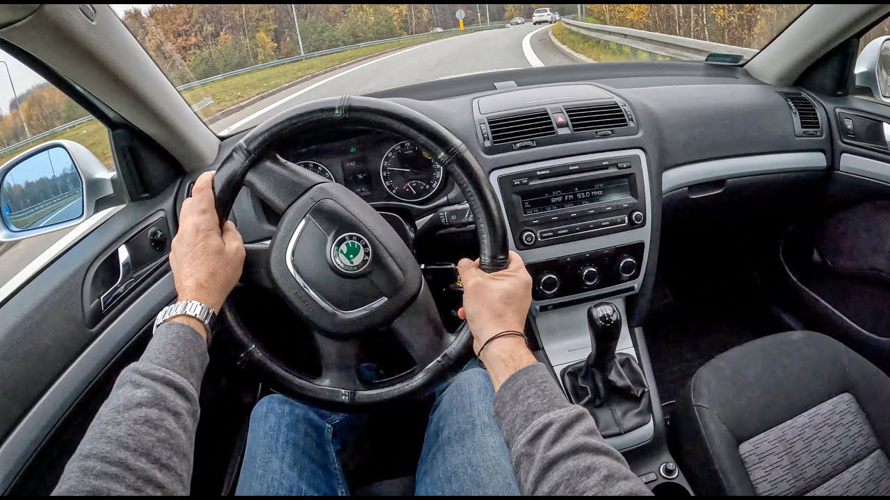 2009 Skoda Octavia [1.9 TDI 105HP] | POV Test Drive #971 Joe Black
