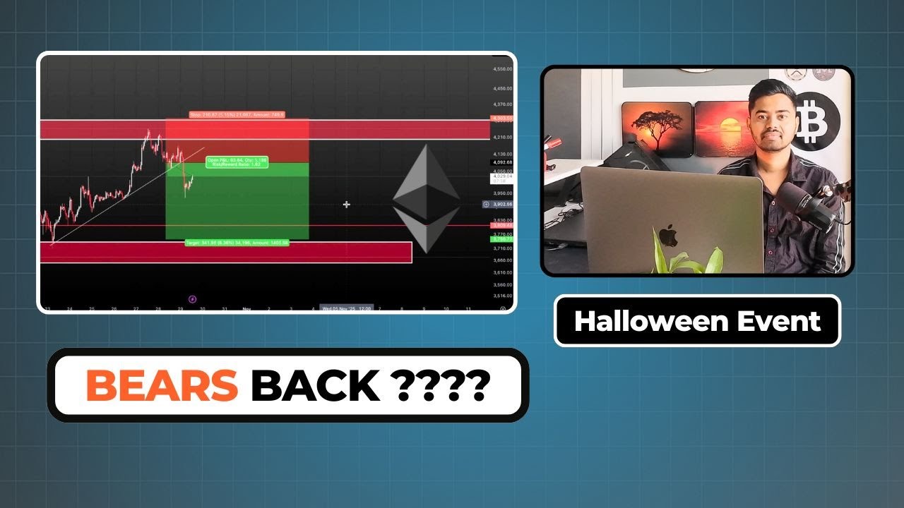 ETH Analysis Today & CoinW Halloween Event 🎁 | Win Free Crypto Candy at Zero Cost!