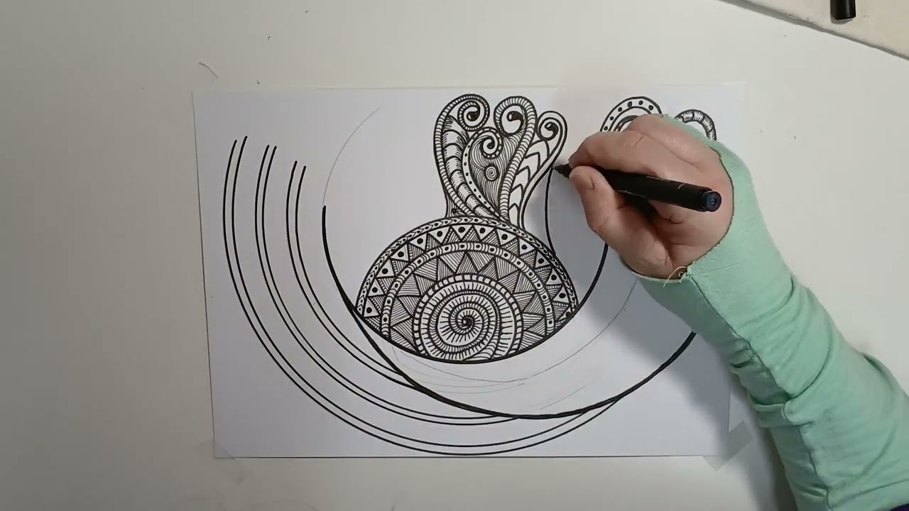ARTE INTUITIVA - DESENHO E MEDITAÇÃO COM RISCOS E RABISCOS....