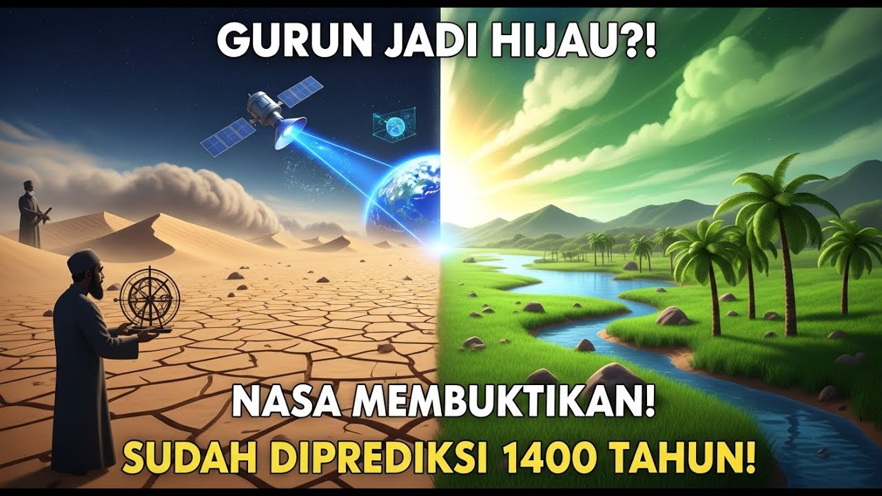 Arab Saudi Menghijau: Fakta Satelit NASA vs Prediksi 1400 Tahun Lalu