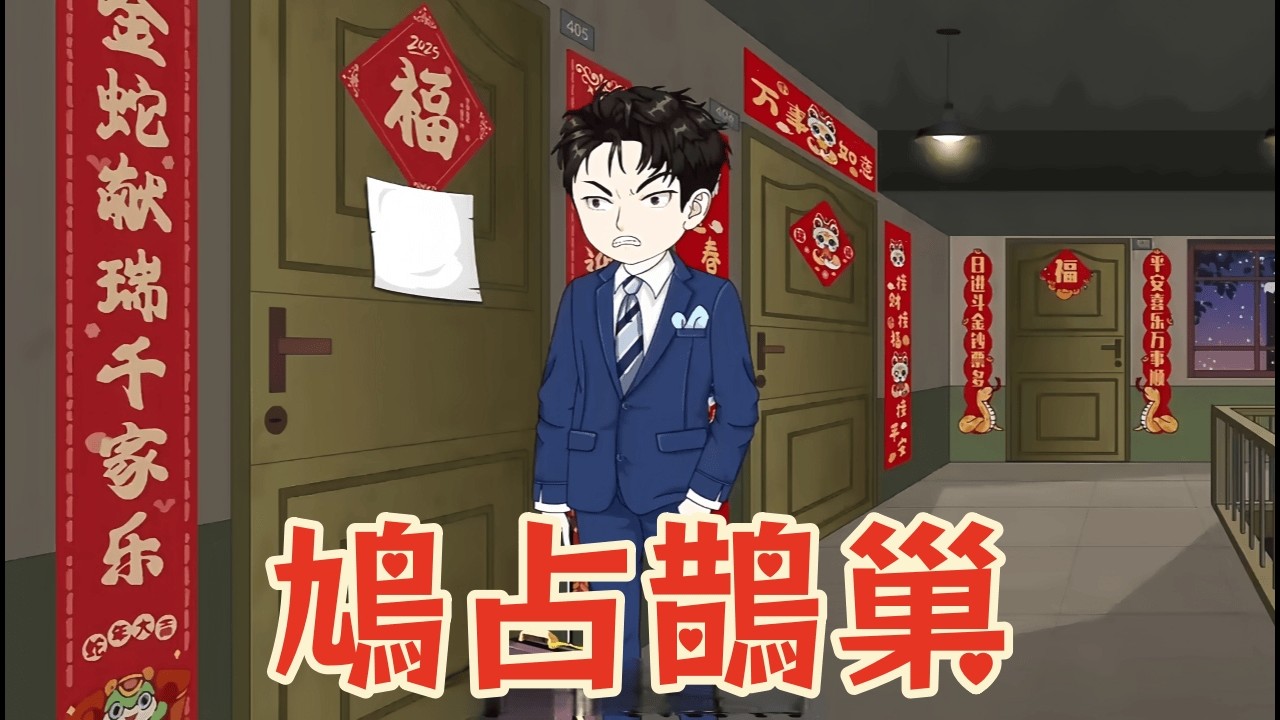 鄰居趁我不在換鎖入住，還罵我冷血？社會二舅空降支援，在客廳跳廣場舞反向折磨，讓惡鄰跪著求饒！