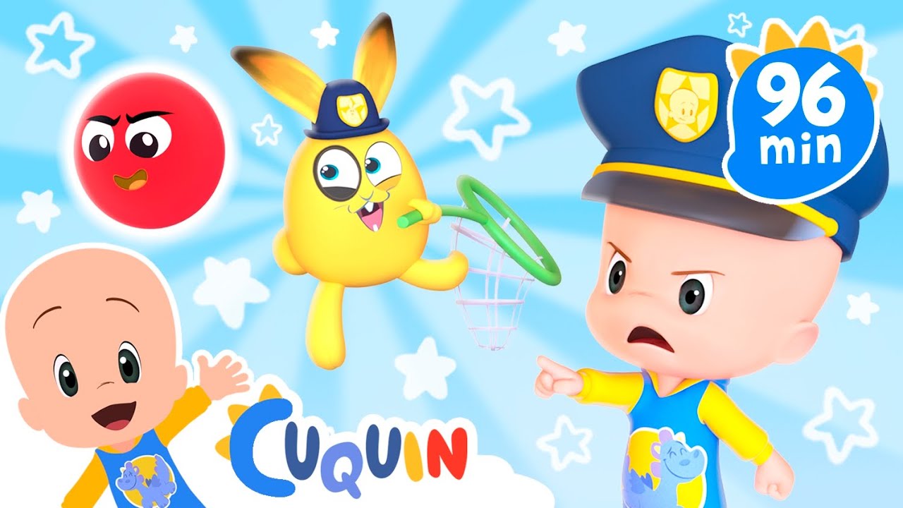 La academia de Conejos Policía de Cuquín y más 🐰👮🏻‍♀️ Caricaturas y dibujos animados para bebés