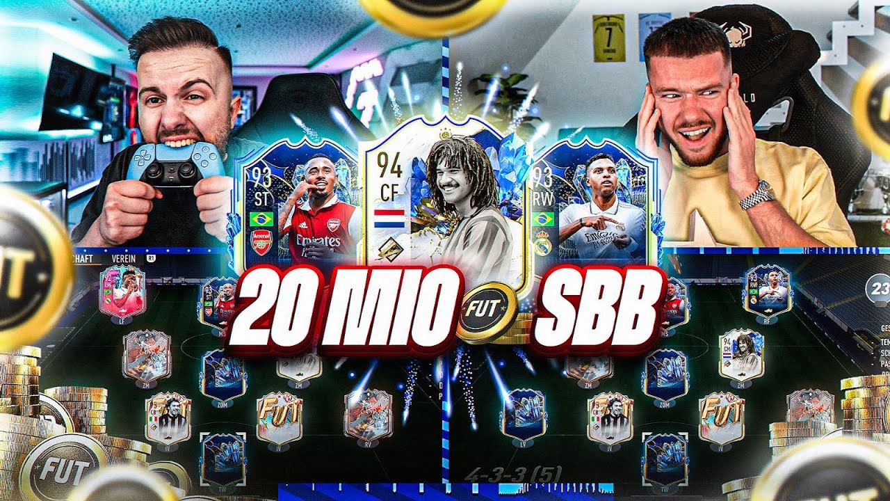 20 MIO Coins TOTS Squad Builder Battle vs Proownez&nbsp;🥶&nbsp;FIFA&nbsp;23
