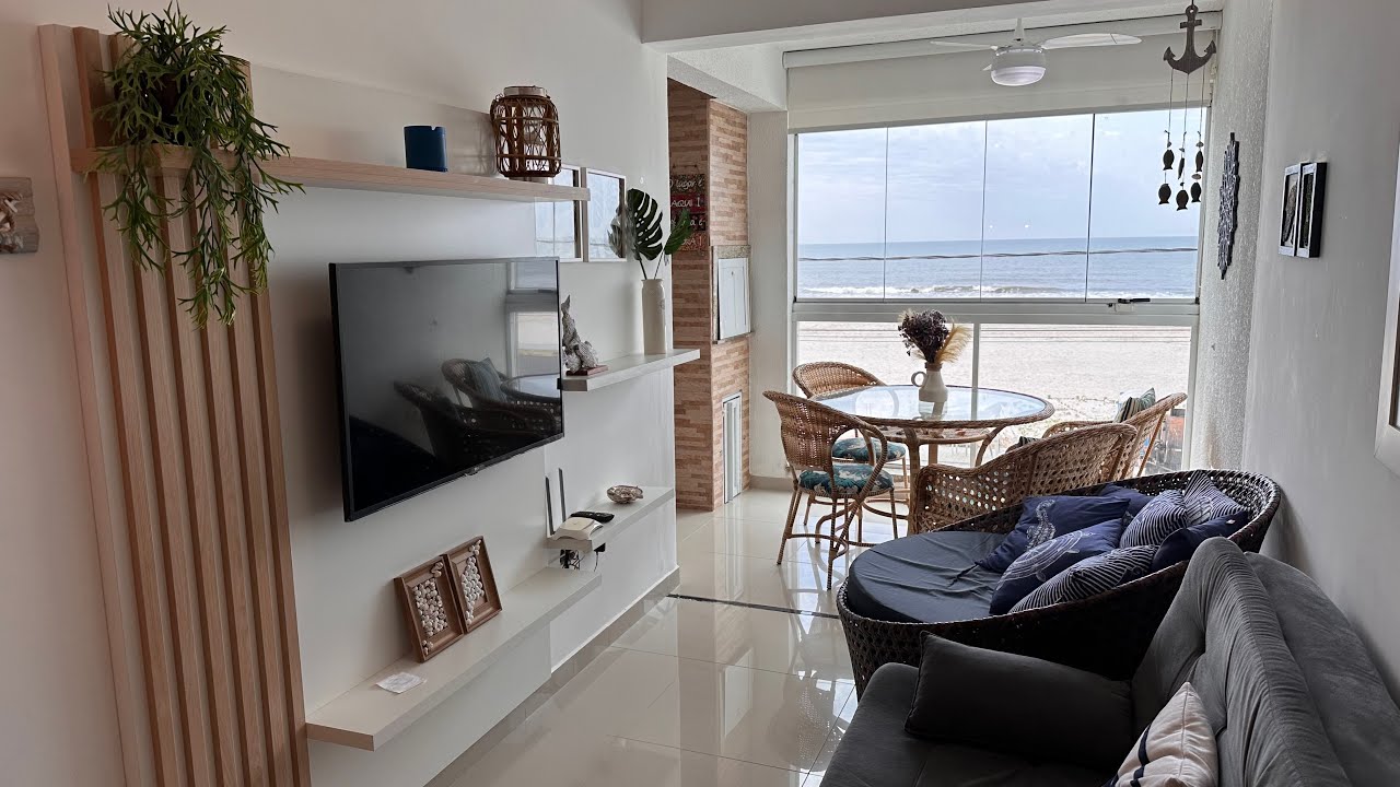 APARTAMENTO ACONCHEGANTE FRENTE MAR | BALNEÁRIO PRAIA GRANDE | LITORAL DO PARANÁ