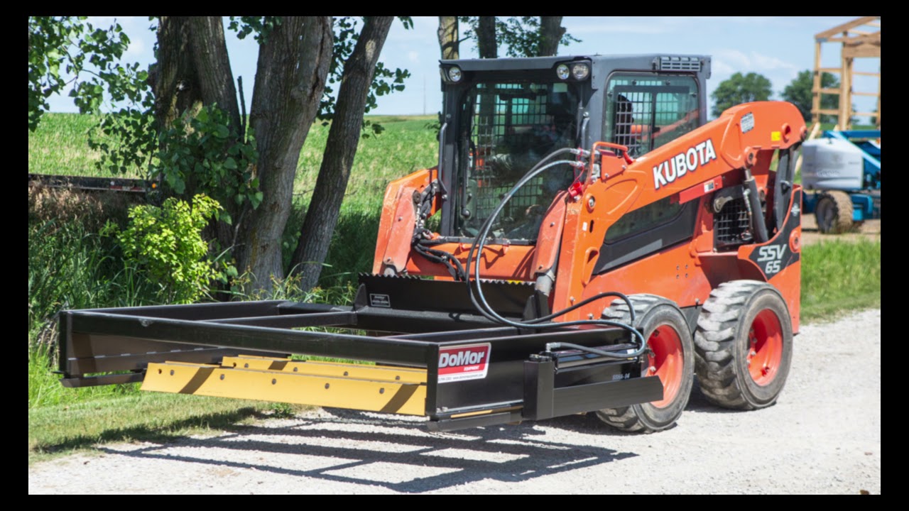 Hydraulic Adjustable Grader by DoMor Equipment