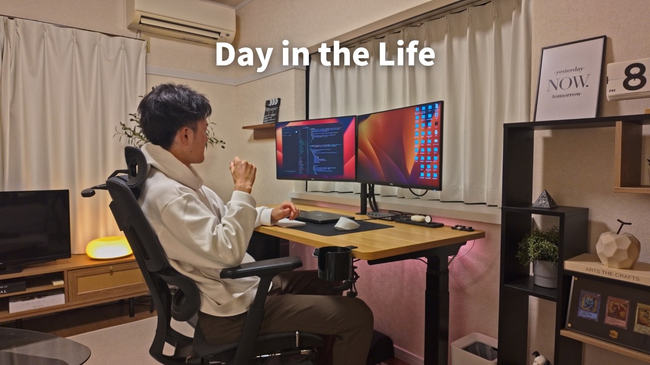 A Day In The Life | 朝カフェで読書、ショッピング、ジムでワークアウト、夜はゲームタイムの1日
