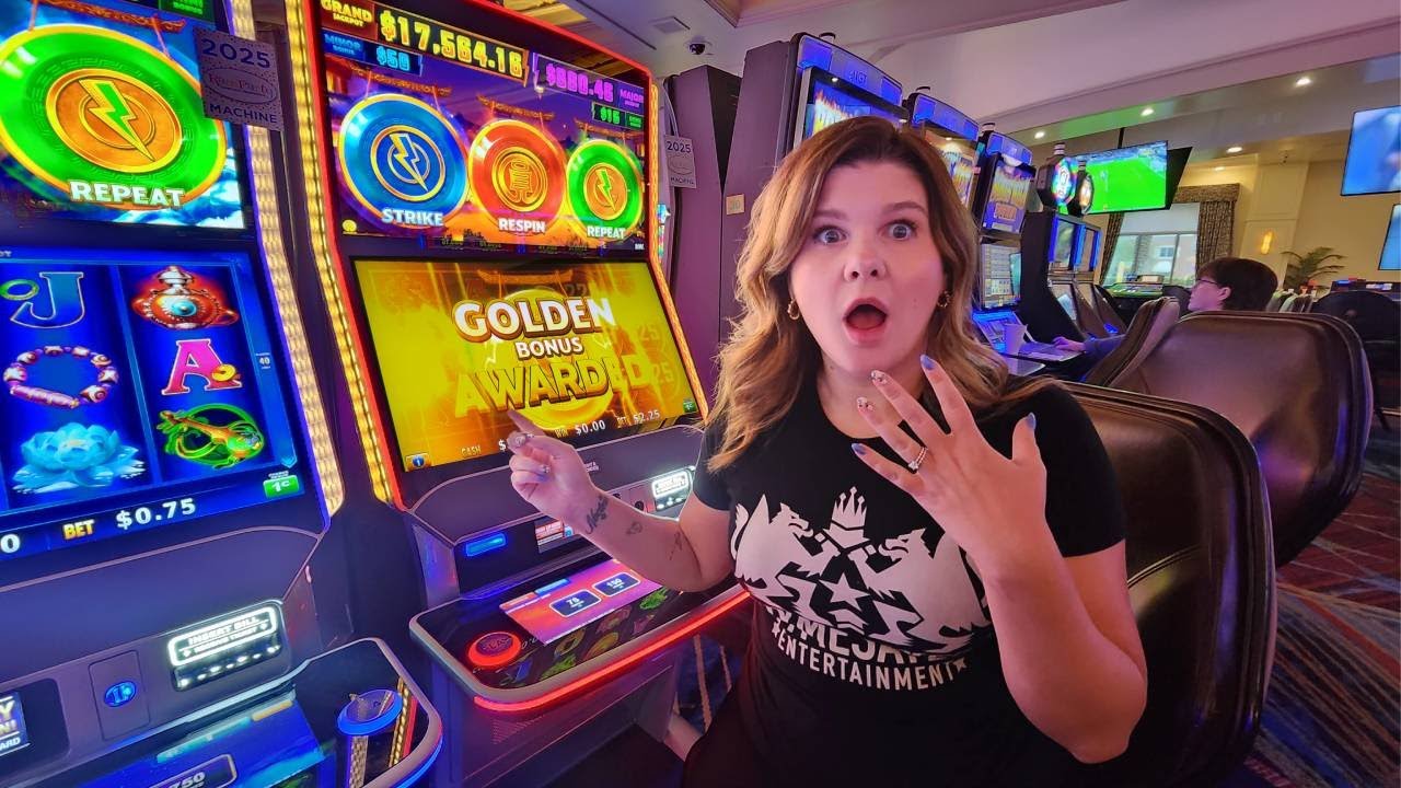 We Won BIG on the NEW Lightning Gong Slots in Las Vegas!
