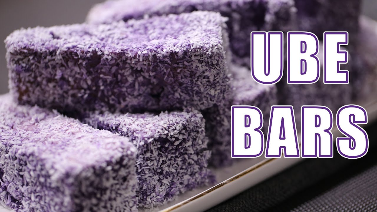 Ube Bar Delights Sweet Elegance in Every Bite