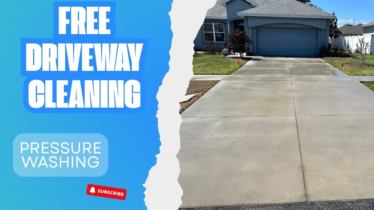 I Gave A Driveway Cleaning Away For FREE