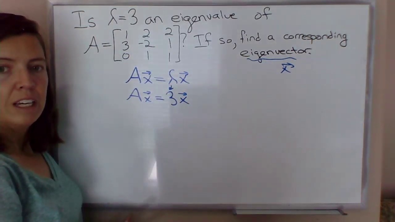 Find an eigenvector corresponding to given eigenvalue