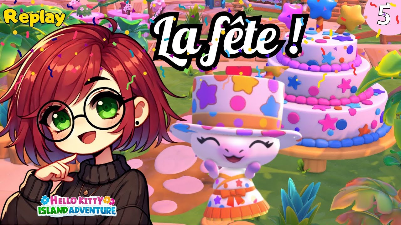 Comment débloquer les objets du Jour du havre heureux ! ép.5🧁HELLO KITTY ISLAND ADVENTURE | REPLAY |