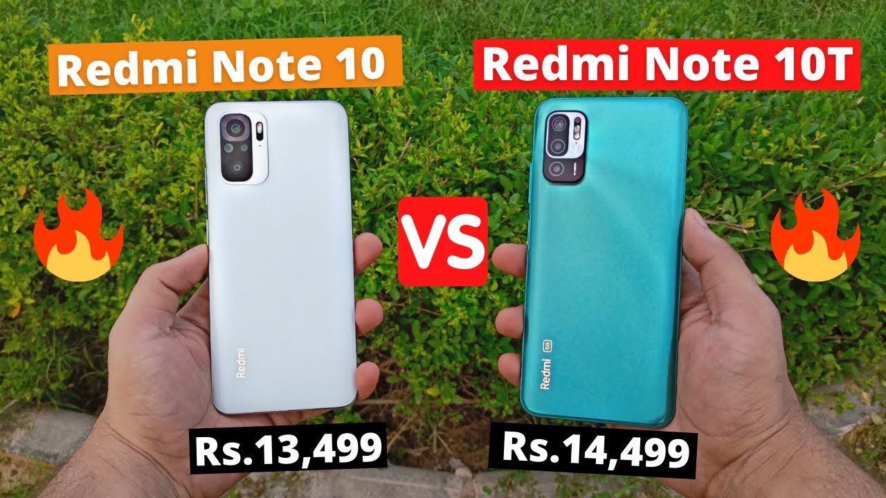 Redmi Note 10T 5G vs Redmi Note 10 FULL Comparison | Camera Test | Speed Test | In Hindi