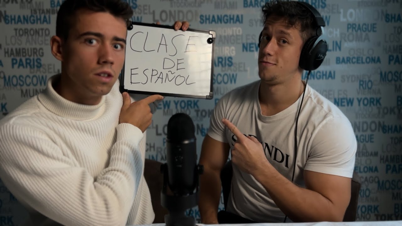 My brother teaches me Spanish ASMR (male whispers)