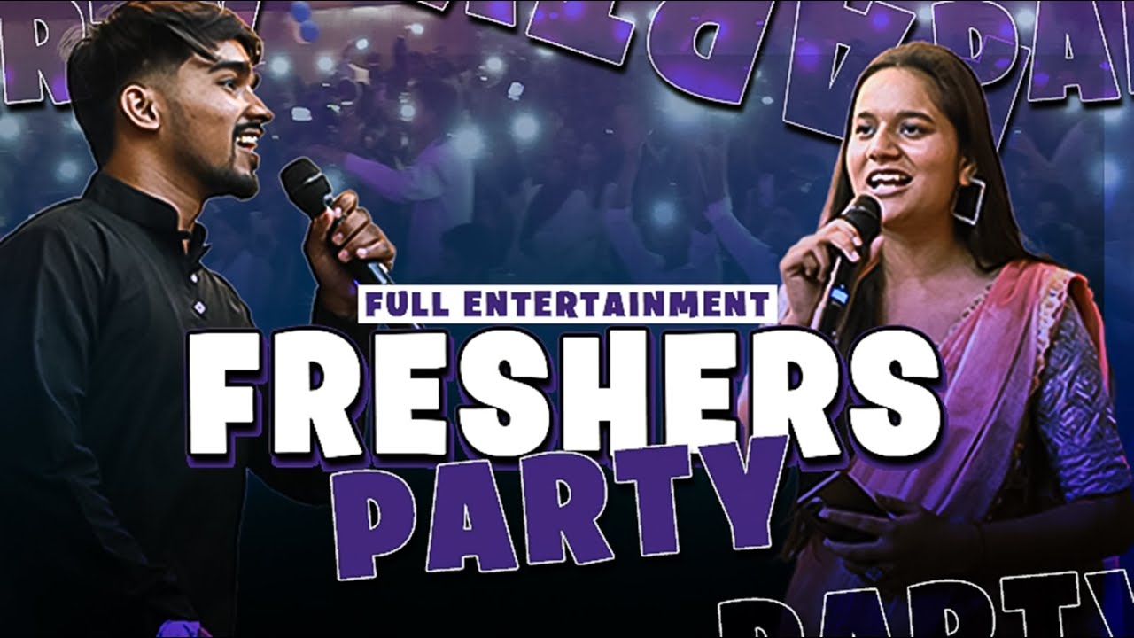 Anchoring In Freshers Party | Full Entertainment Vlog
