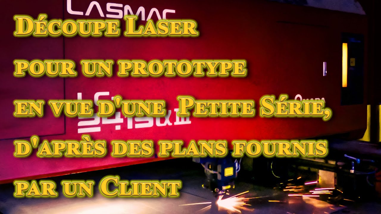 Prototype pour petite série, découpe laser; métallerie Deyme - fabricant de présentoirs - PLV.