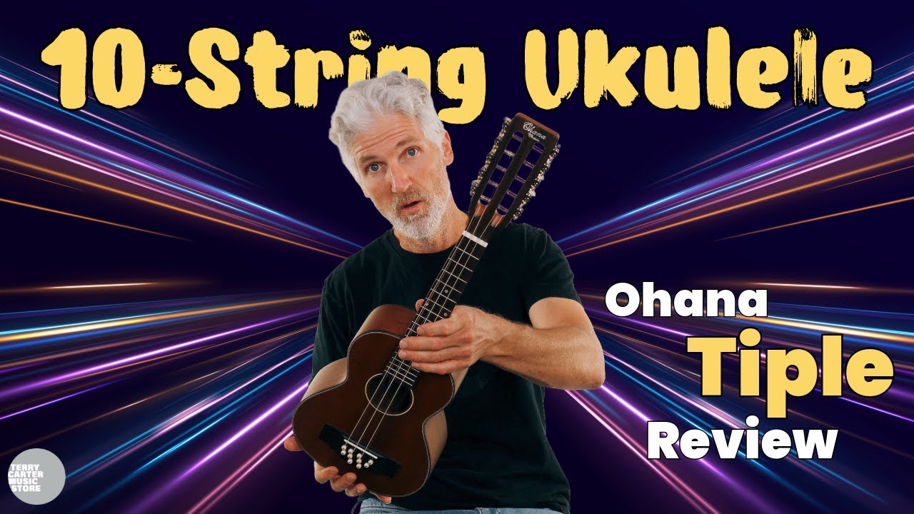 Czym jest 10-strunowe ukulele tiple? (Recenzja Ohana TK-35-10!) | Sklep muzyczny Terry Carter