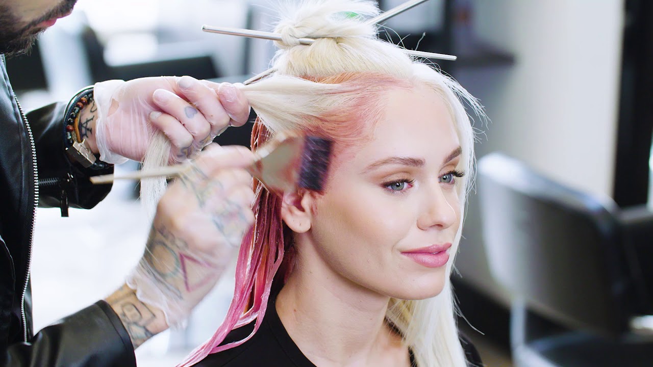 Rose Gold Pastel Hair Color Formula and Step-by-Step