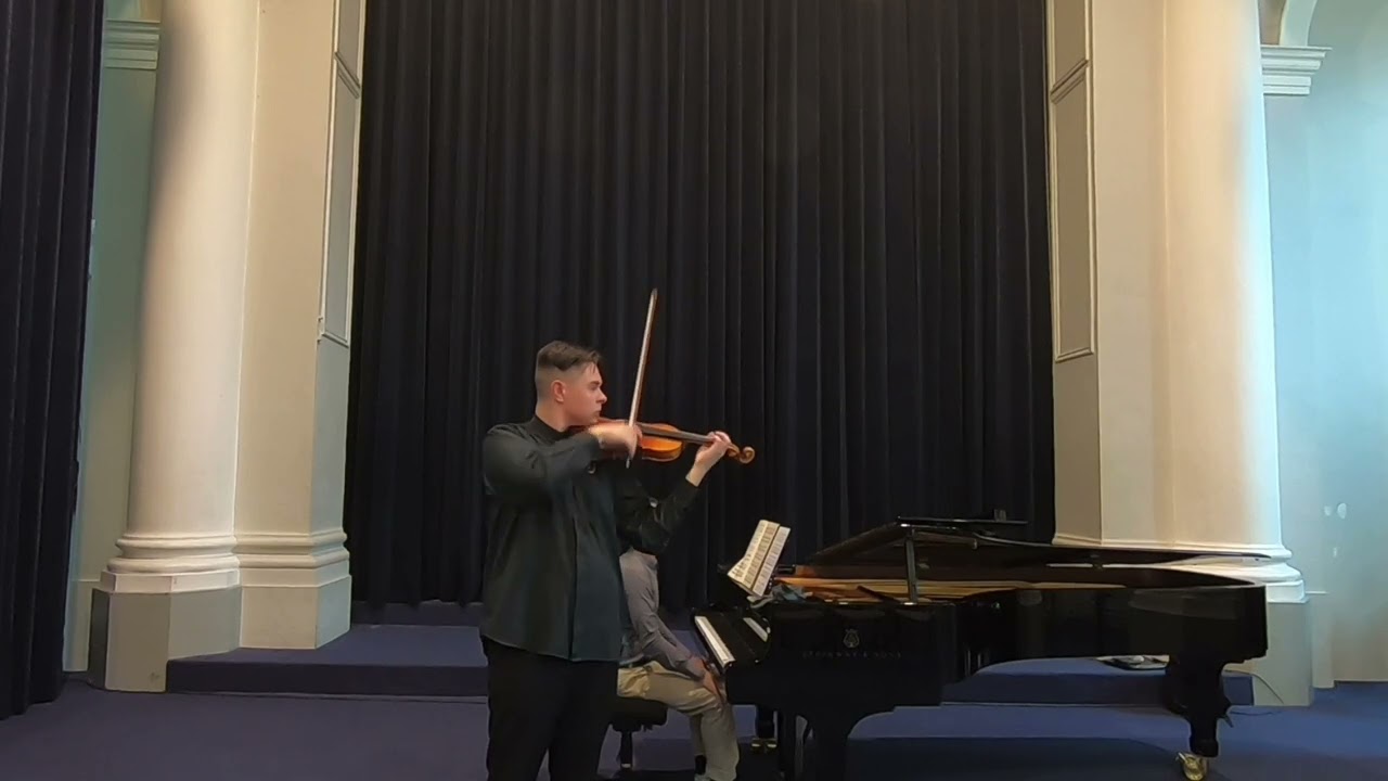 Anikin Leonid: Sibelius violin concerto; recorded - 21.06.2023 in the concert hall of IMEP Namur.