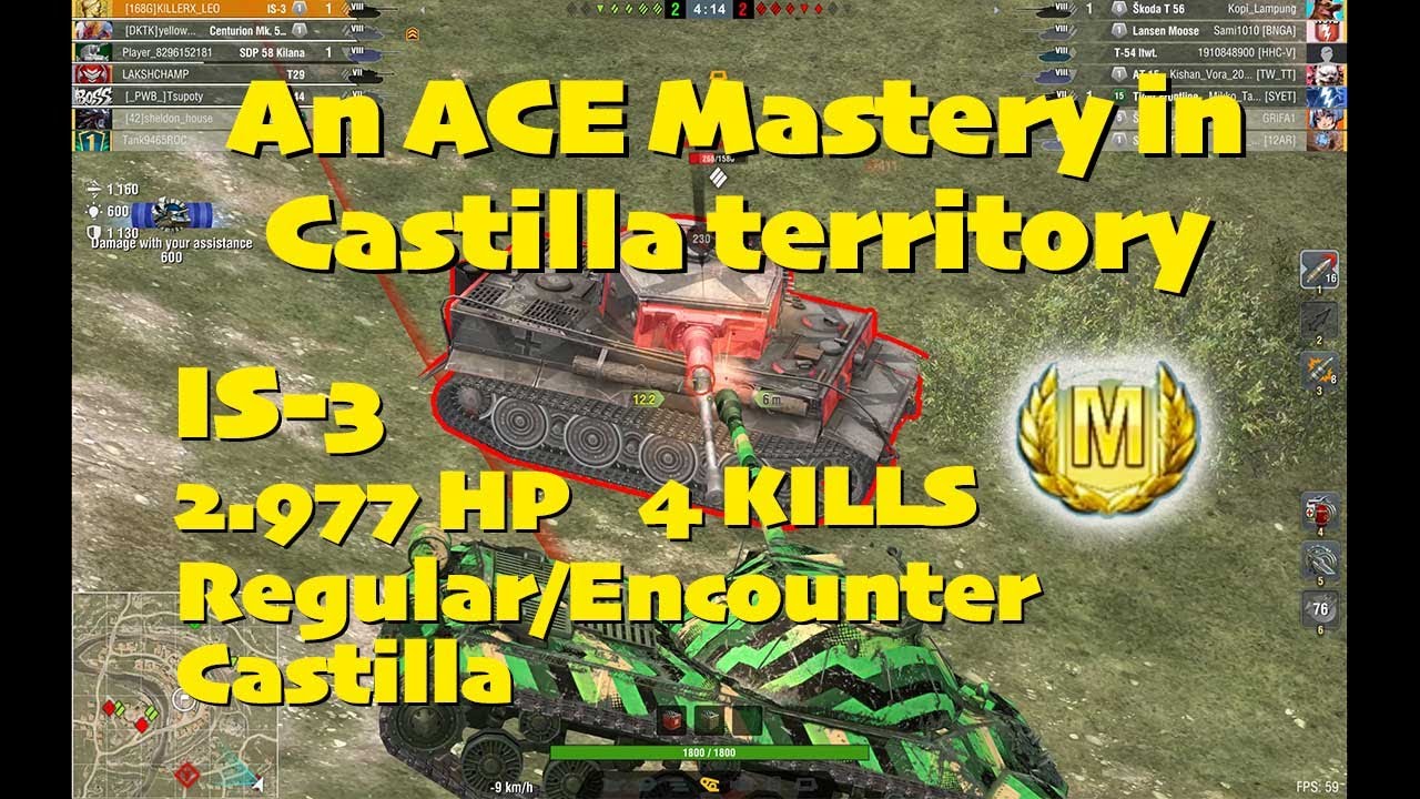 168th Gunners | IS 3 | 3K HP | 4 KILLS | ACE | Castilla | #wotb #wotblitz #worldoftanksblits