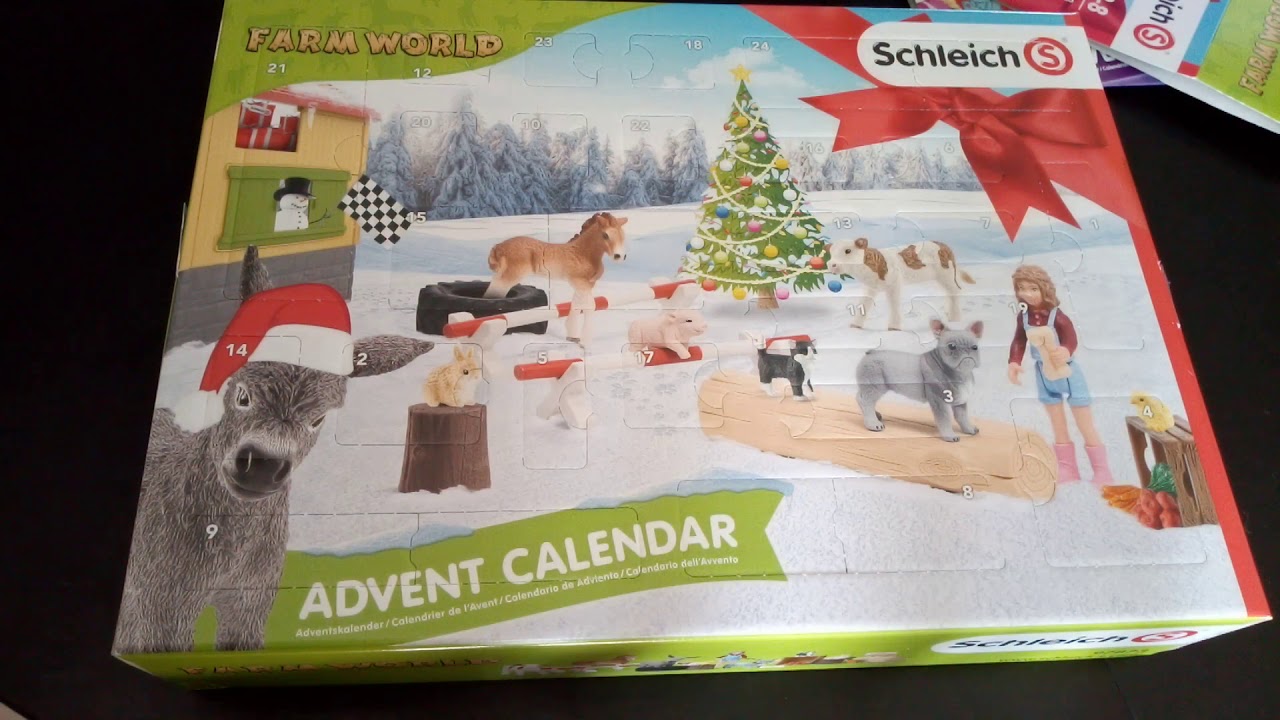 [calendriers de l'avent Schleich] cases 1 a 5 !