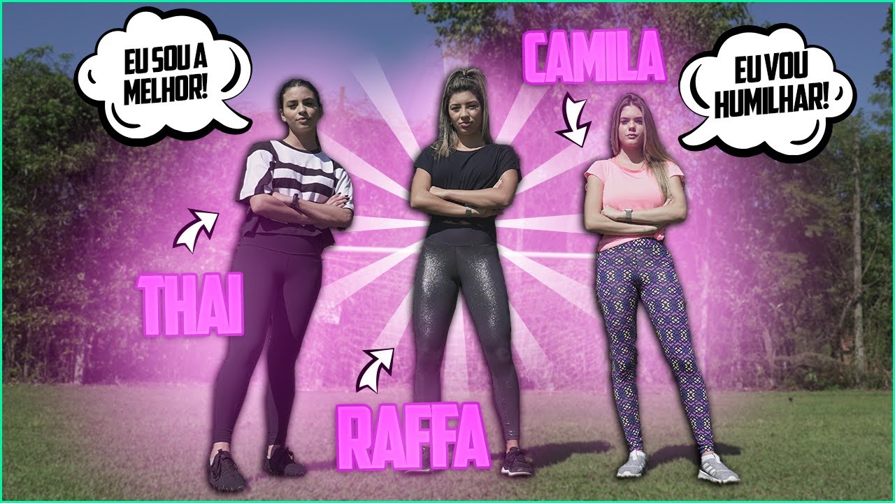 QUAL É A MELHOR MENINA NO FUTEBOL?! ( raffa vs thai vs camila )
